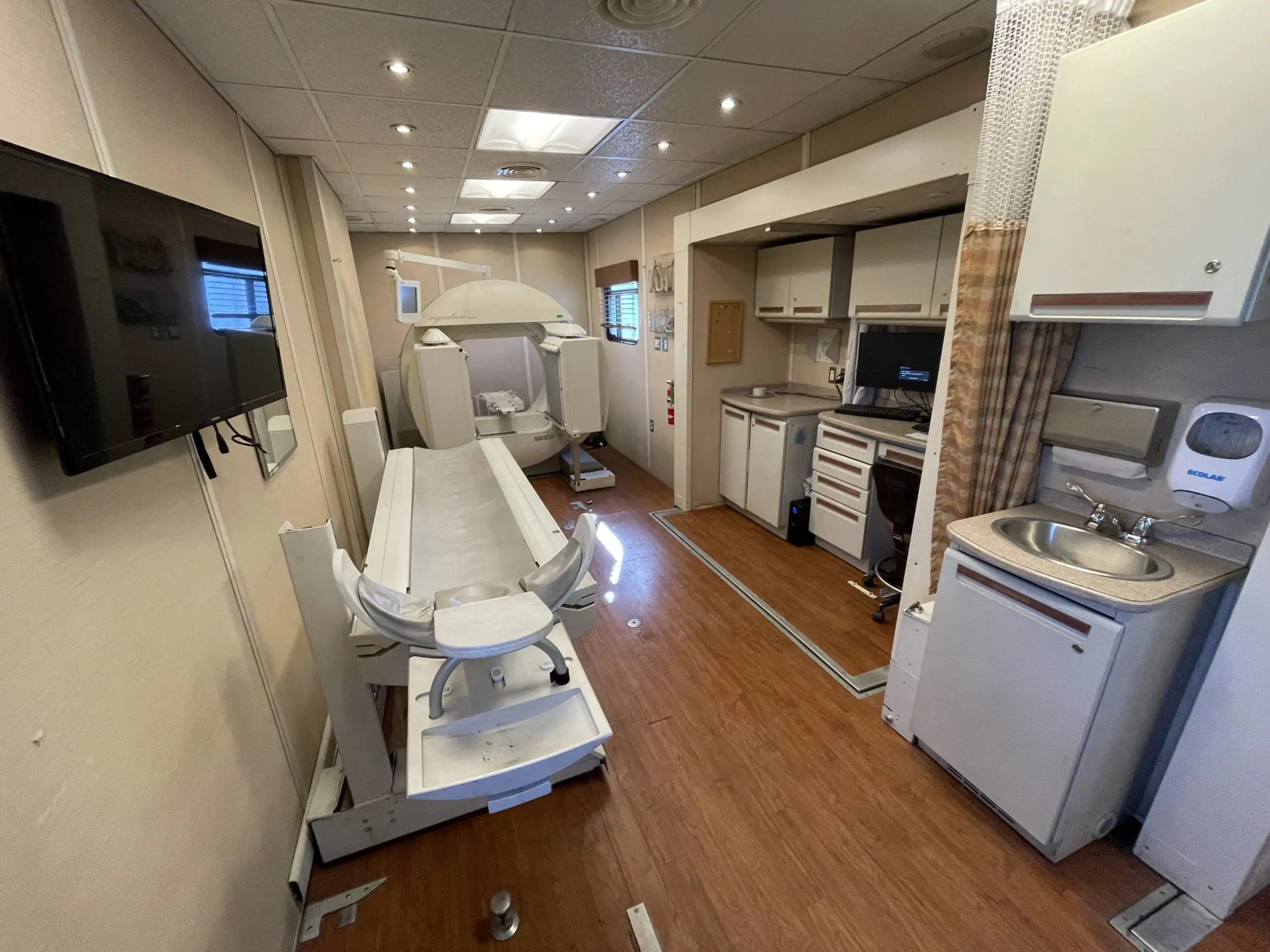 Interior of 2012 Mobile Medical Clinic