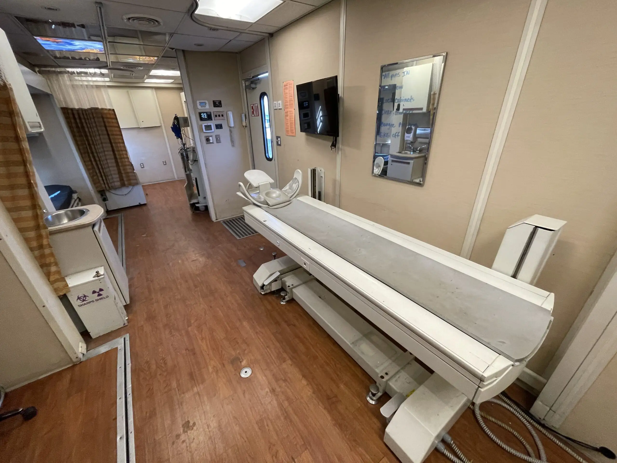 Interior of 2012 Mobile Medical Clinic