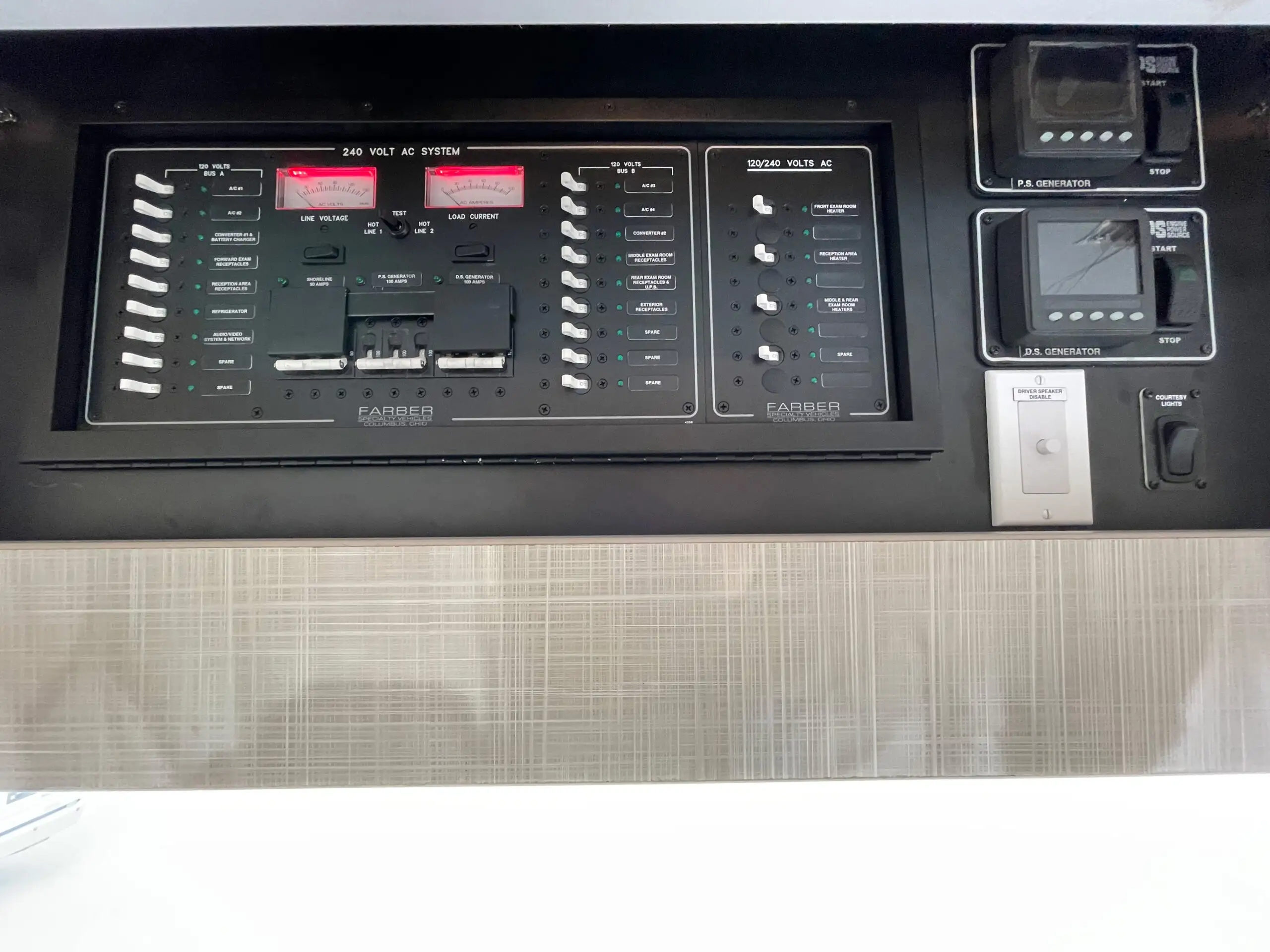 Interior of a 2018 Farber Mobile Medical Clinic