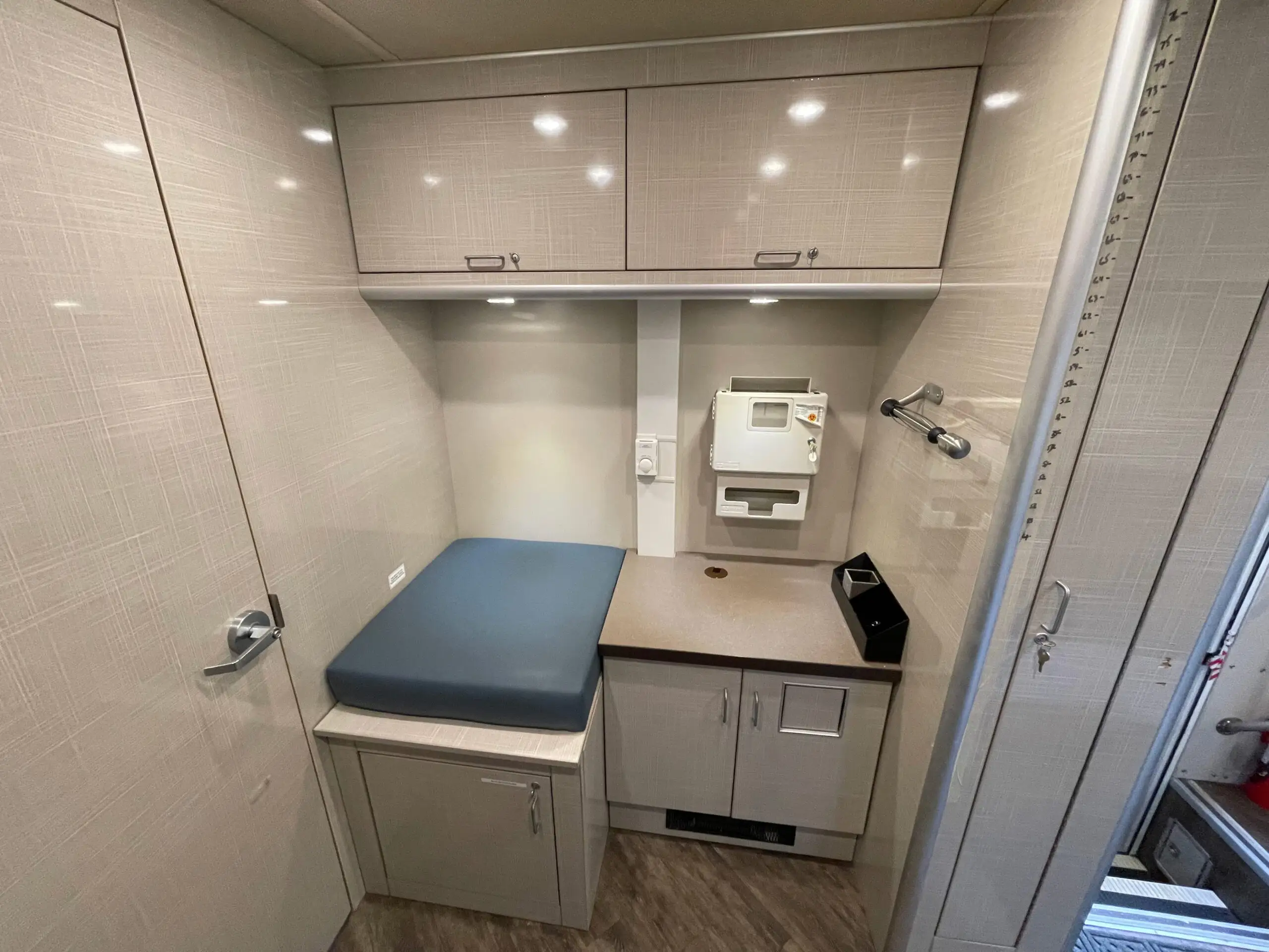 Interior of a 2018 Farber Mobile Medical Clinic