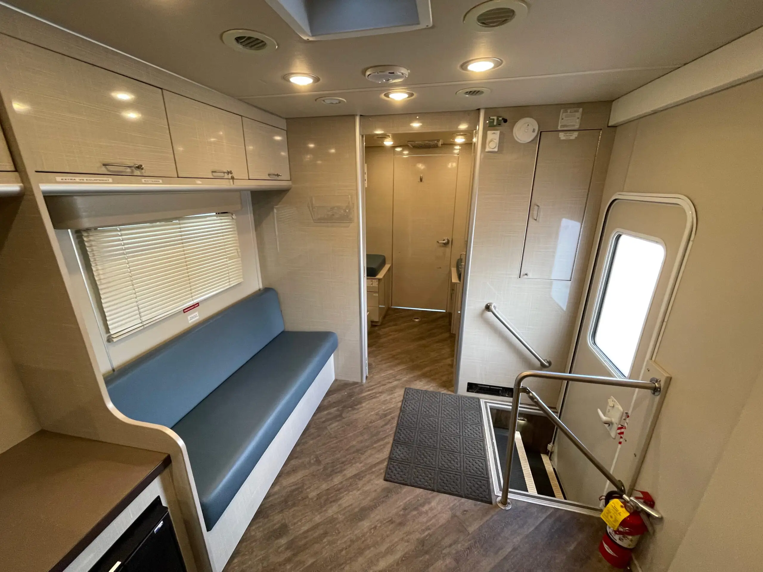Interior of a 2018 Farber Mobile Medical Clinic