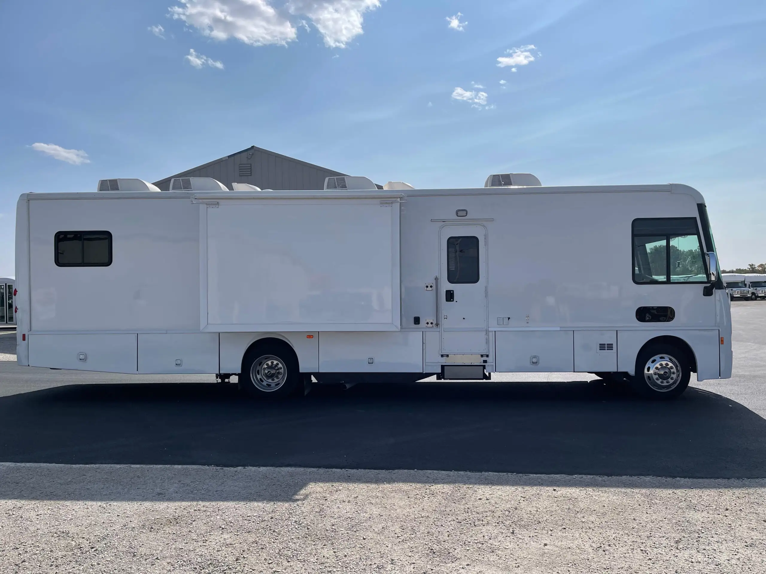 Exterior of a 2018 Farber Mobile Medical Clinic