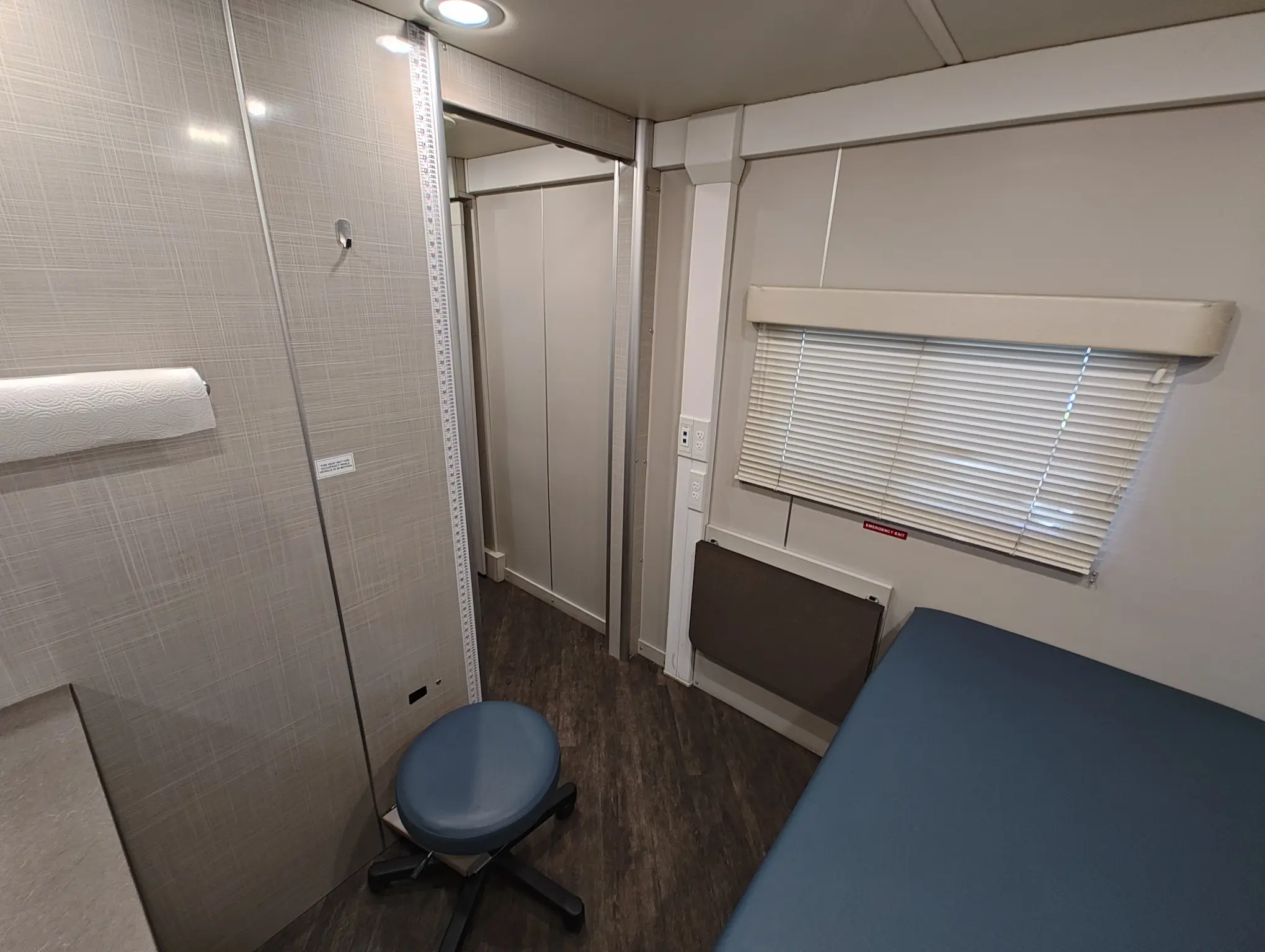 Interior of a 2018 Farber Mobile Medical Clinic