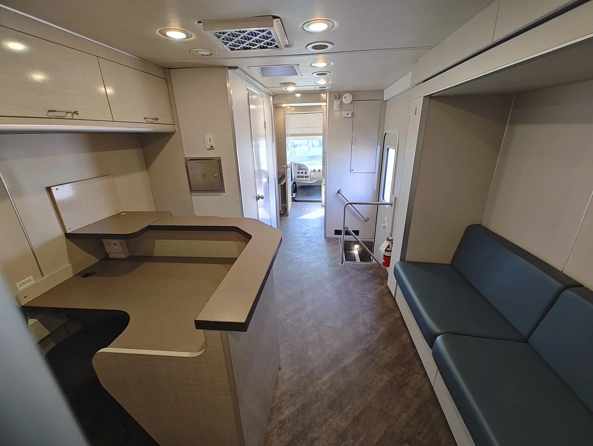 Interior of a 2018 Farber Mobile Medical Clinic