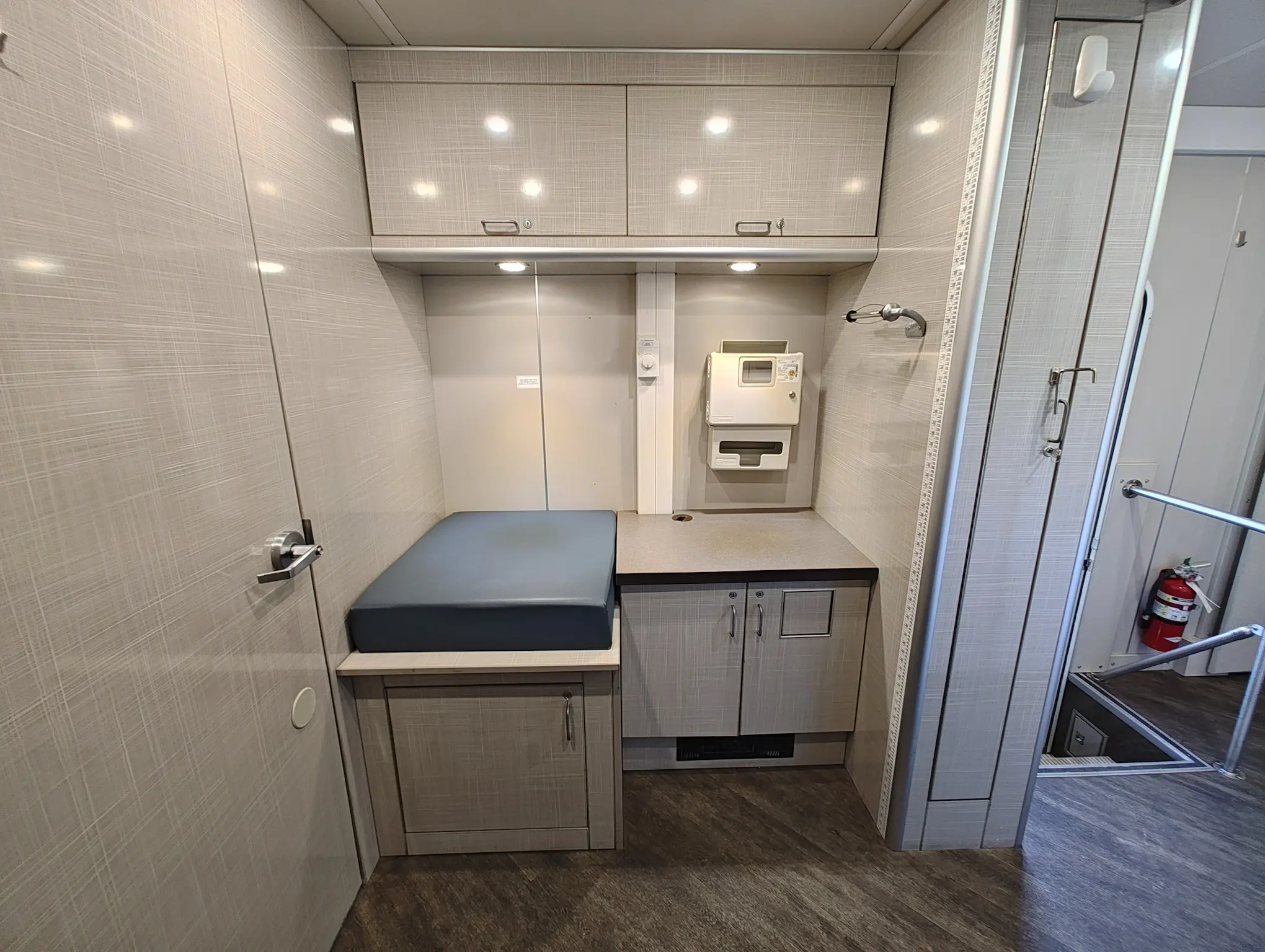 Interior of a 2018 Farber Mobile Medical Clinic