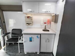 Three Room Clinic with Blood Draw Chair ADA Double Entry, Group H