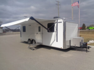 29ft three room mobile medical trailer