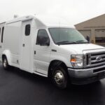 The outside of a One Room Mobile Medical Clinic ADA, Group B