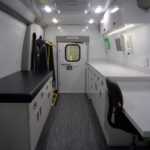 The inside of a One Room Mobile Medical Clinic ADA, Group B