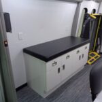 The inside of a One Room Mobile Medical Clinic ADA, Group B
