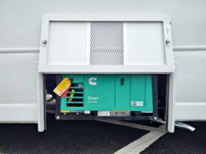 Image showing the generator of a One Room Mobile Medical Clinic, Group A.
