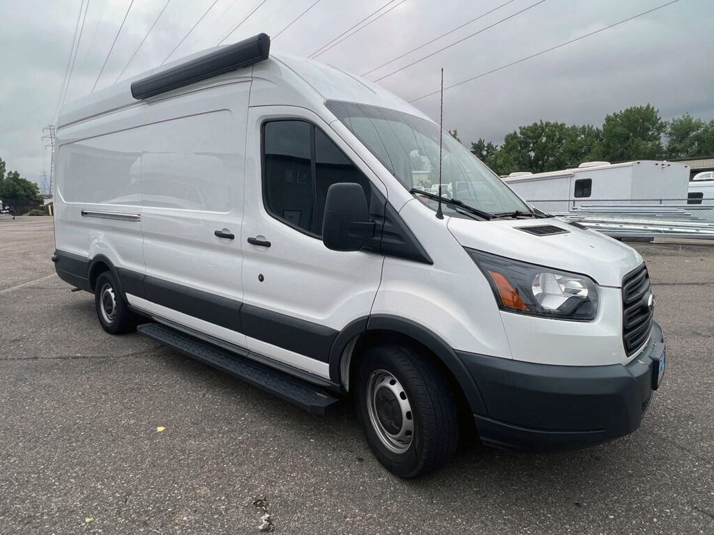 exterior of a 2018 mobile specialty clinic for sale.