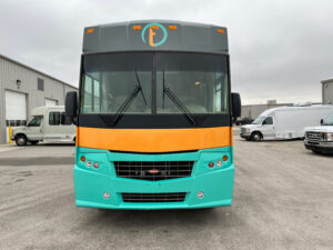 Exterior of a used 2006 mobile medical clinic for sale.