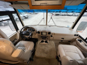 Interior of a used 2006 mobile medical clinic for sale.