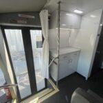 The inside of a Exam Room and Blood Draw Station Mobile Health Vehicle, Group C