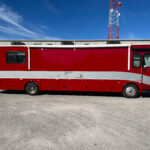 Exterior of a used 2008 mobile medical clinic for sale.