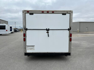 Exterior of a 2010 mobile office trailer for sale