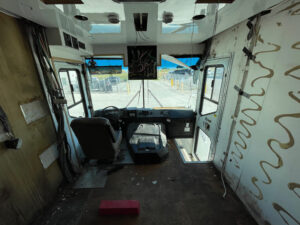 Interior of a used 2007 mobile specialty vehicle for sale