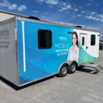 Exterior of a 2021 Mobile Medical Trailer for sale