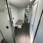 Interior of a 2021 Mobile Medical Trailer for sale
