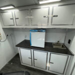 Interior of a 2021 Mobile Medical Trailer for sale