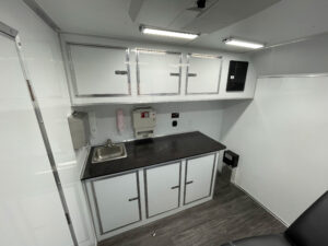 29ft three room mobile medical trailer