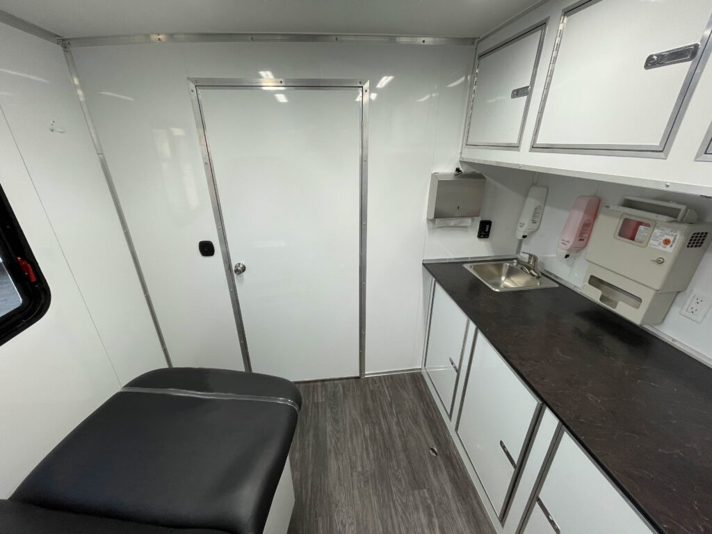 29ft three room mobile medical trailer
