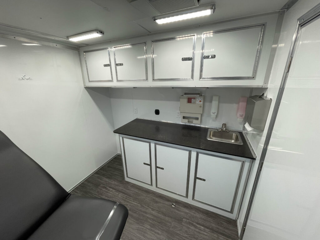 29ft three room mobile medical trailer
