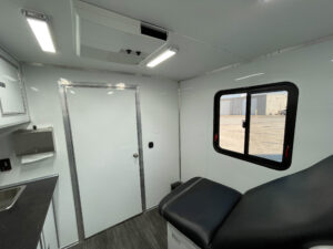29ft three room mobile medical trailer
