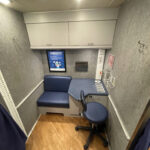 Interior of a used 2014 farber specialty clinic for sale