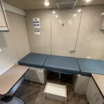 interior of a 2018 Farber Mobile Medical Clinic