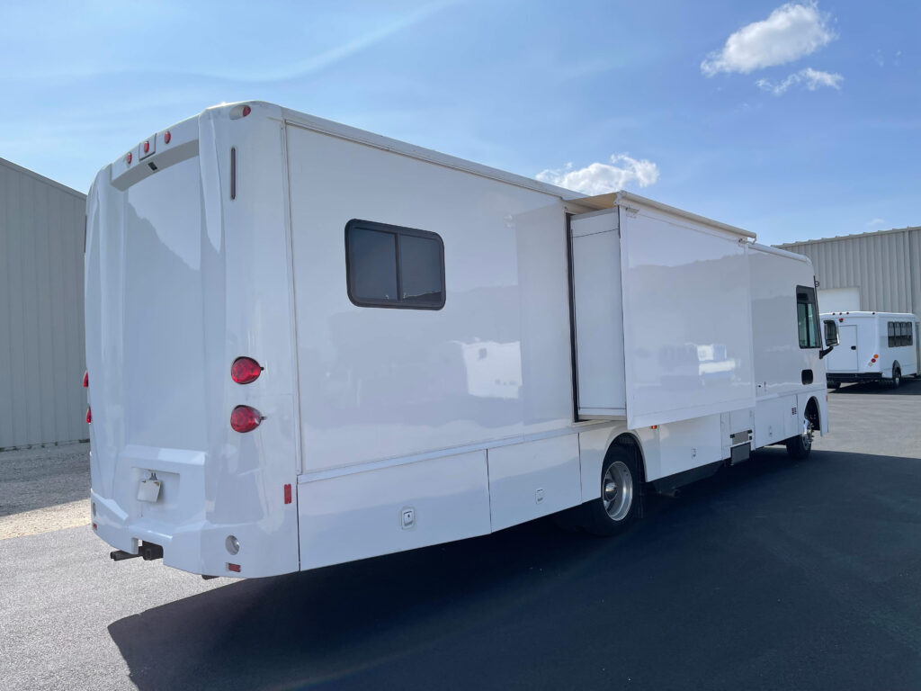 Exterior of a 2018 Farber Mobile Medical Clinic