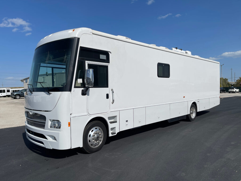 Exterior of a 2018 Farber Mobile Medical Clinic