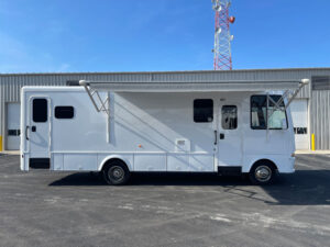 Exterior of a 2019 mobile medical clinic for sale