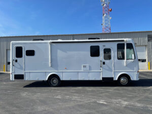 Exterior of a 2019 mobile medical clinic for sale