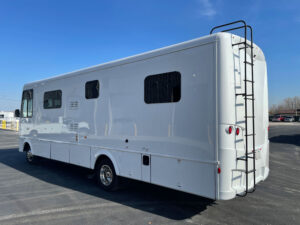 Exterior of a 2019 mobile medical clinic for sale