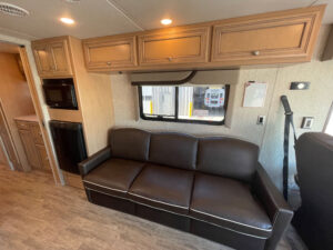 Interior of a used 2019 mobile medical clinic for sale