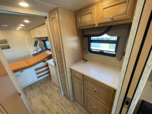 Interior of a used 2019 mobile medical clinic for sale