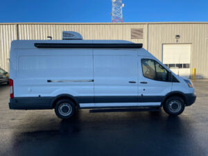 Exterior of a used 2017 mobile specialty clinic for sale.