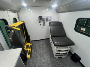 Three Room Clinic with Blood Draw Chair and Wheelchair Lift, Group I