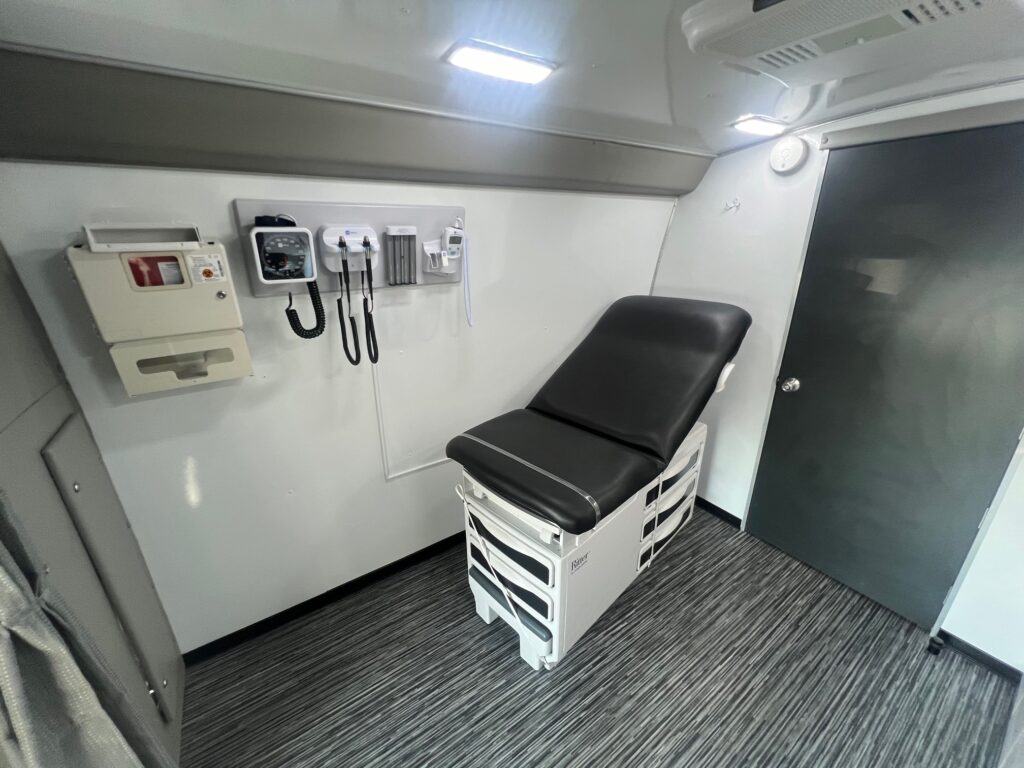 Three Room Clinic with Blood Draw Chair and Wheelchair Lift, Group I