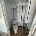 Interior of a used 2022 mobile medical clinic for sale