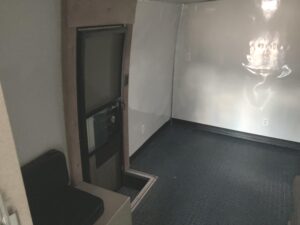 Interior of a used 2001 Mobile Medical clinic for sale