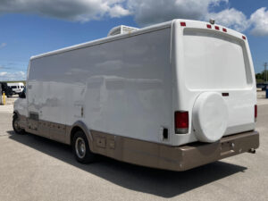 Exterior of a used 2001 Mobile Medical clinic for sale