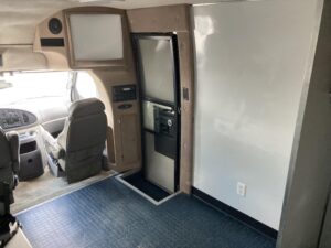 Interior of a used 2001 Mobile Medical clinic for sale