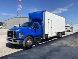 Exterior of a used 2017 mobile marketing unit for sale.