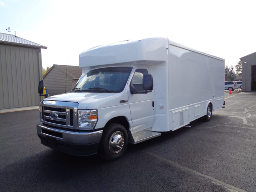 Exterior of a new 2022 Mobile Medical Clinic