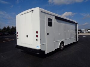 Exterior of a new 2022 Mobile Medical Clinic