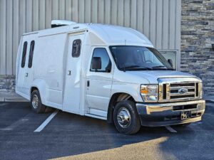 The outside of a One Room Mobile Medical Clinic ADA, Group B