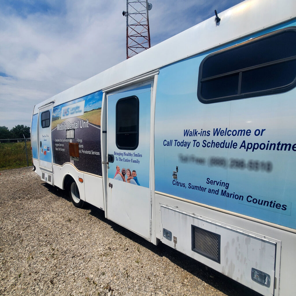 Exterior of a used 2006 Mobile Dental Clinic for sale